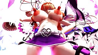 Babe s kremasto rit zajebal in prste