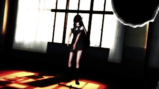 Temnolasa najstnica, ki strokovno naredi tiča trd